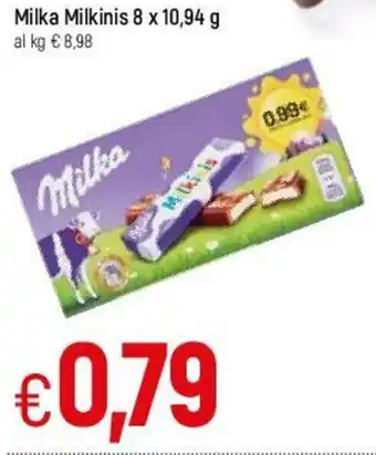 Famila Milka Milkinis 8x10,94g offerta