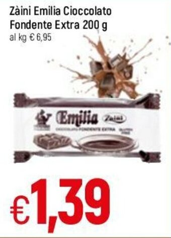 Zàini Emilia Cioccolato Fondente Extra 200g