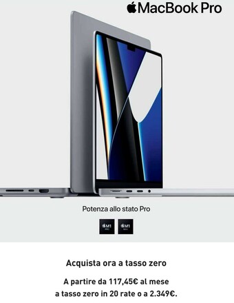 Unieuro Macbook pro offerta