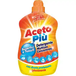 Qui Discount DETERGENTE MULTIUSO ACETO PIU' 1,5 LITRI offerta