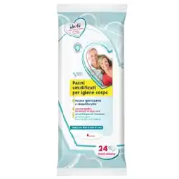 Qui Discount PANNI UMIDIFICATI IGIENE CORPO 24 PZ offerta