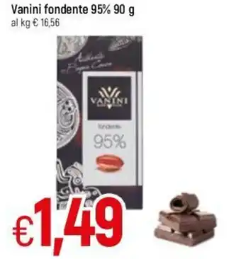 Famila Vanini fondente 95% 90 g offerta