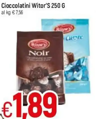 Famila Witor's Cioccolatini 250 g offerta