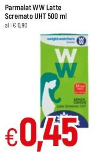 Famila Parmalat WW Latte Scremato UHT 500ml offerta