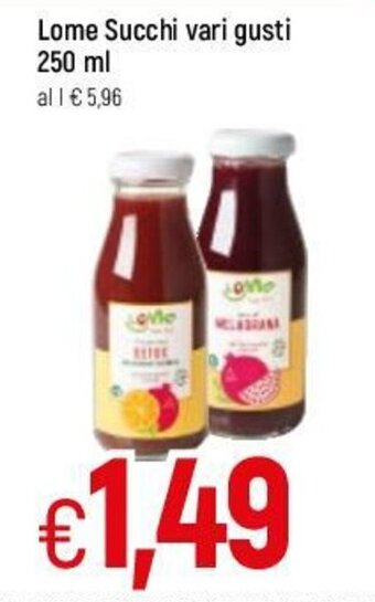 Famila Lome Succhi vari gusti 250ml offerta