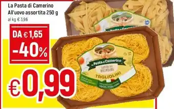 Famila La Pasta di Camerino All'uovo assortita 250 g offerta
