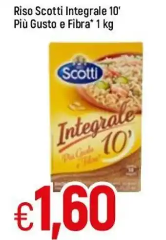 Famila Riso Scotti Integrale 10' Più Gusto e Fibra 1kg offerta