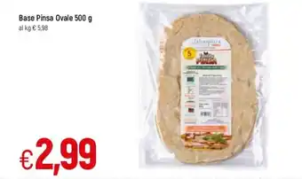 Famila Base Pinsa Ovale 500g offerta