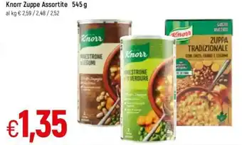 Famila Knorr Zuppe Assortite 545g offerta