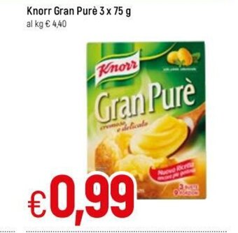 Famila Knorr Gran Purè 3x75g offerta