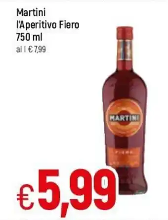 Famila Martini L'Aperitivo Fiero 750 ml offerta