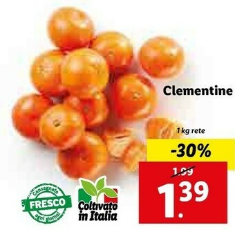 Lidl Clementine offerta