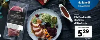 Deluxe filetto di petto anatra di barberia
