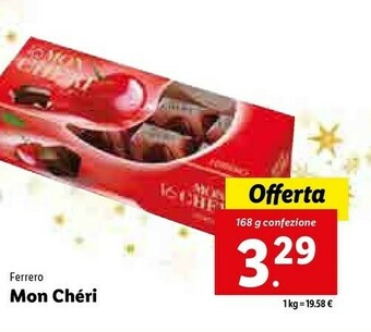 Lidl Mon chéri offerta