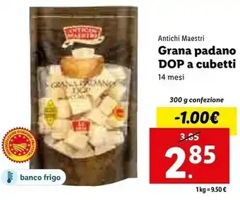 Grana padano dop a cubetti