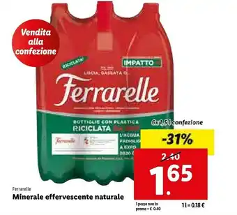 Lidl Acqua offerta