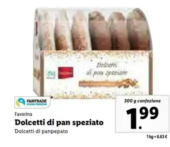 Lidl Dolcetti di pan speziato offerta