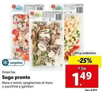 Lidl Sea sugo pronto offerta