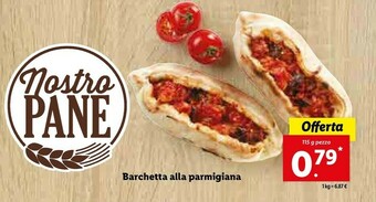 Barchetta alla parmigiana