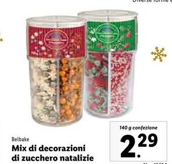 Lidl Mix di decorazioni di zucchero natalizie offerta