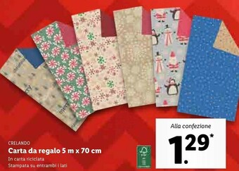 Lidl Crelando carta da regalo offerta