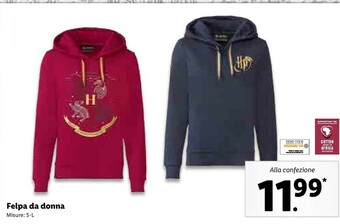 Lidl Felpa da donna offerta