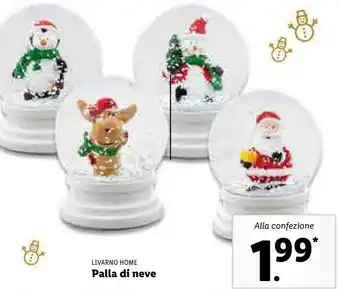 Lidl Palla di neve offerta