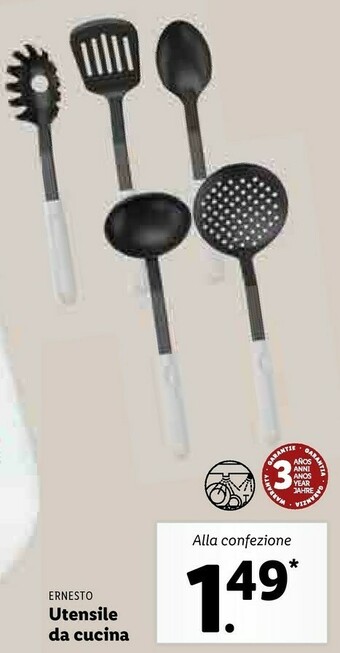 Lidl Ernesto utensile da cucina offerta