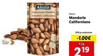 Lidl Mandorle offerta