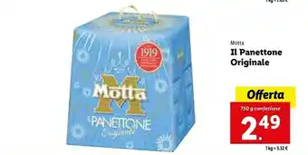 Lidl Motta - il panettone originale 750 g(ml) offerta