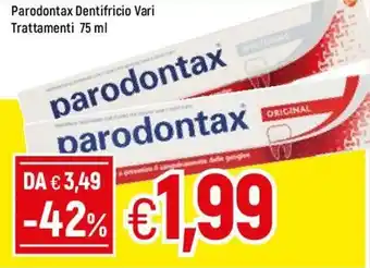 Famila Parodontax Dentifricio Vari Trattamenti 75ml offerta