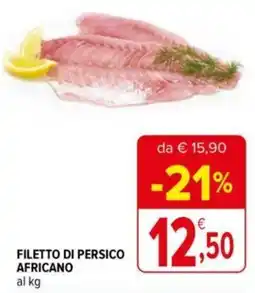 Iperal FILETTO DI PERSICO AFRICANO al kg offerta