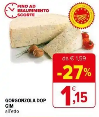 Iperal GORGONZOLA DOP GIM all'etto offerta