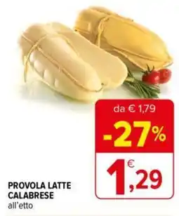Iperal PROVOLA LATTE CALABRESE all'etto offerta