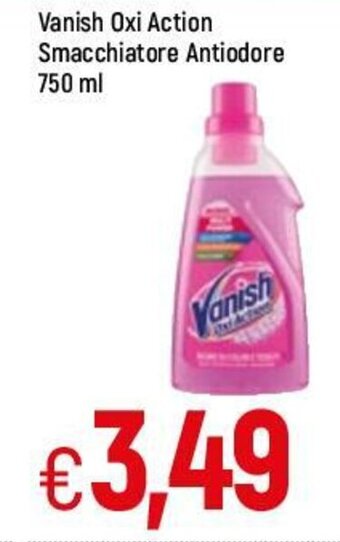 Famila Vanish Oxi Action Smacchiatore Antiodore 750ml offerta