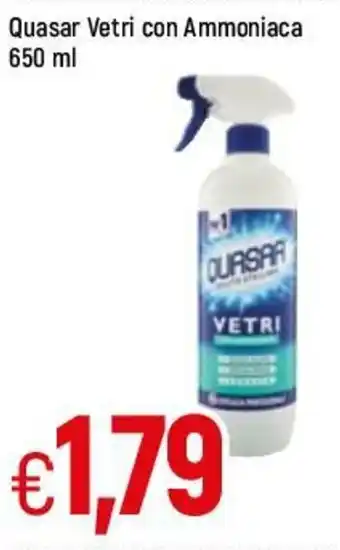 Famila Quasar Vetri con Ammoniaca 650ml offerta