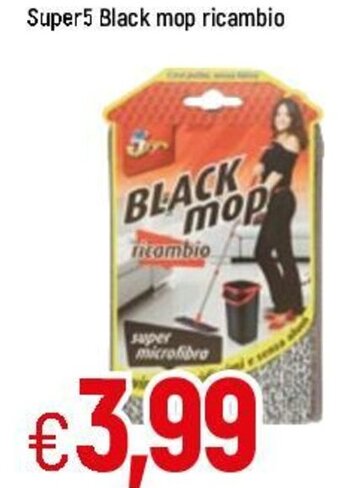 Famila Super5 Black mop Ricambio offerta