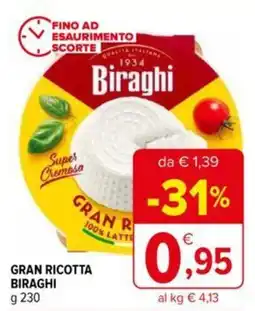 Iperal GRAN RICOTTA BIRAGHI g 230 offerta