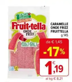 Iperal CARAMELLE ONDE FRIZZ FRUITTELLA g 145 offerta