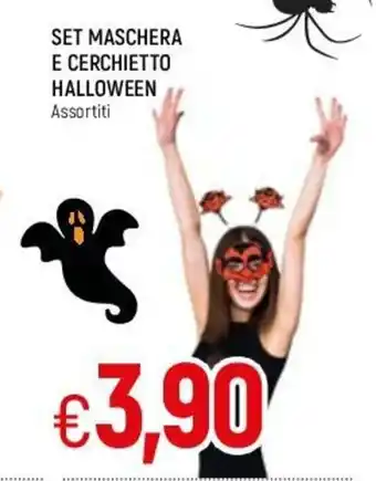 Famila Set Maschera E Cerchietto Halloween assortiti offerta
