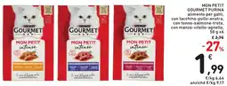 Spazio Conad MON PETIT GOURMET PURINA alimento per gatti, 50 g x 6 offerta