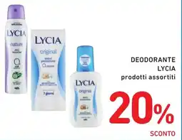 Spazio Conad DEODORANTE LYCIA prodotti assortiti offerta