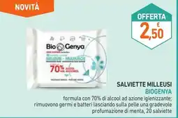 Spazio Conad SALVIETTE MILLEUSI BIOGENYA offerta