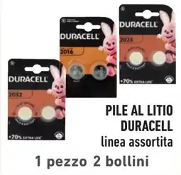 Spazio Conad PILE AL LITIO DURACELL linea assortita offerta