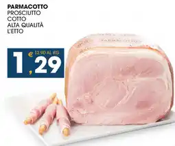 SeBón Supermercati PARMACOTTO PROSCIUTTO COTTO ALTA QUALITÀ L'ETTO offerta