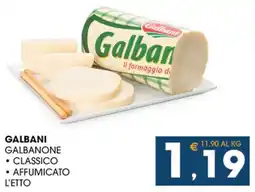 SeBón Supermercati GALBANI GALBANONE CLASSICO AFFUMICATO L'ETTO offerta