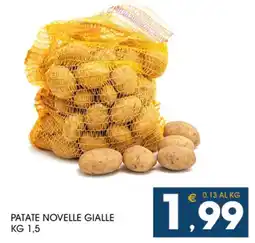 SeBón Supermercati PATATE NOVELLE GIALLE KG 1,5 offerta