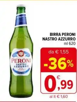 Iperal BIRRA PERONI NASTRO AZZURRO ml 620 offerta