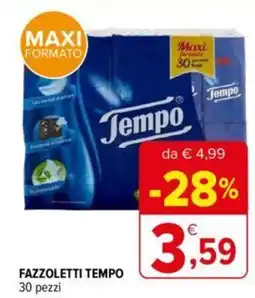 Iperal FAZZOLETTI TEMPO 30 pezzi offerta