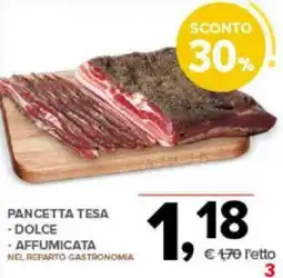 PANCETTA TESA - DOLCE - AFFUMICATA